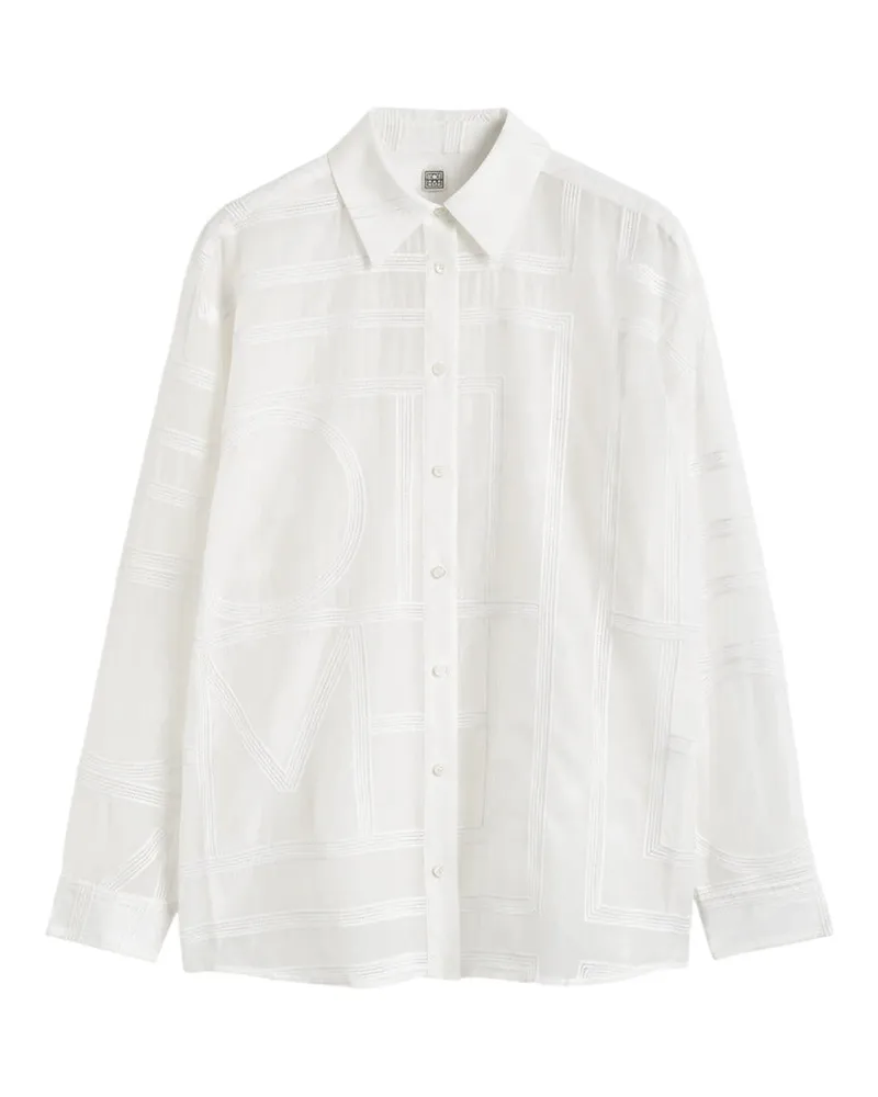 Totême Classic Black Crochet White