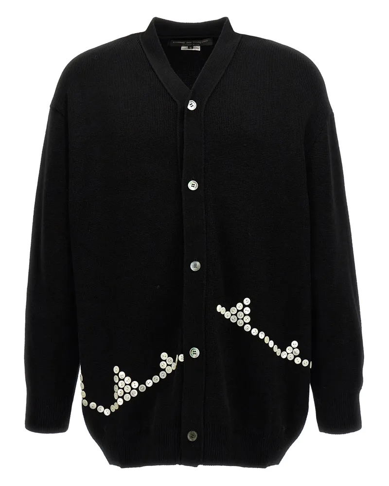 Comme des Garçons Button Detail Pullover Black