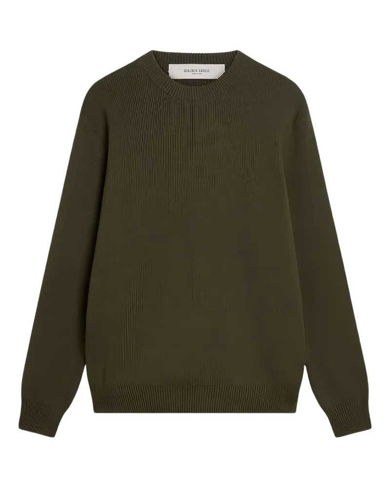 Golden Goose Golden Gänse Logo Bio -Baumwollpullover Green