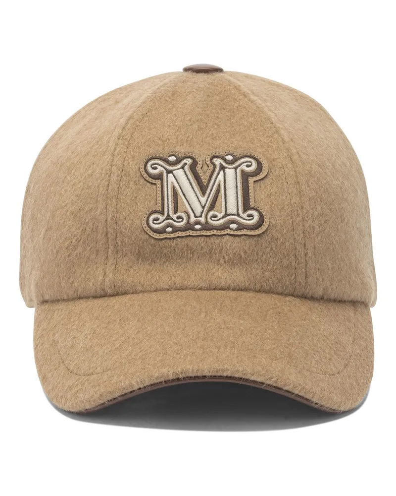 Max Mara Kamelfarbene Baseballkappe Brown