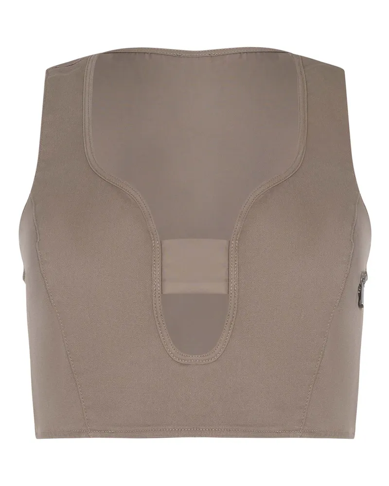 Pinko Strangelove" Top aus Baumwolle Green