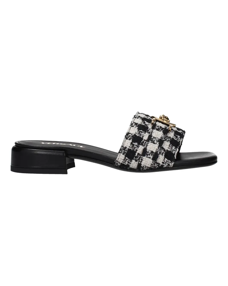 Versace Hausschuhe und Clogs Damens Stoff Schwarz -
