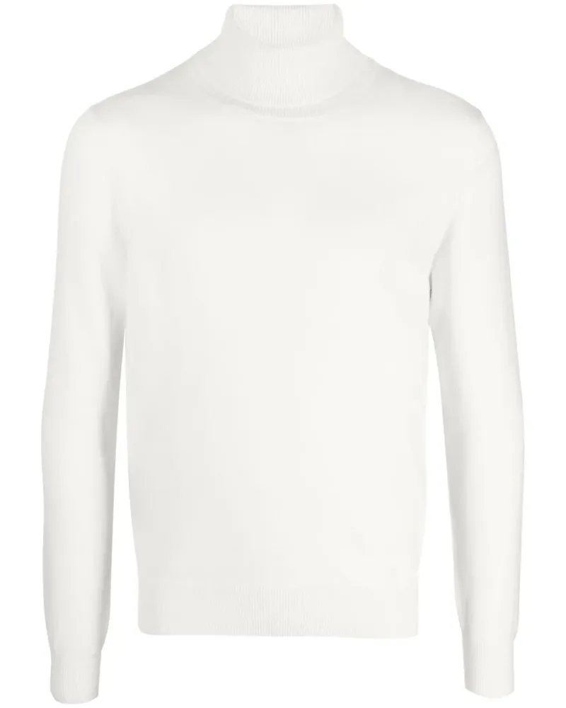 Malo Rollkragenpullover White