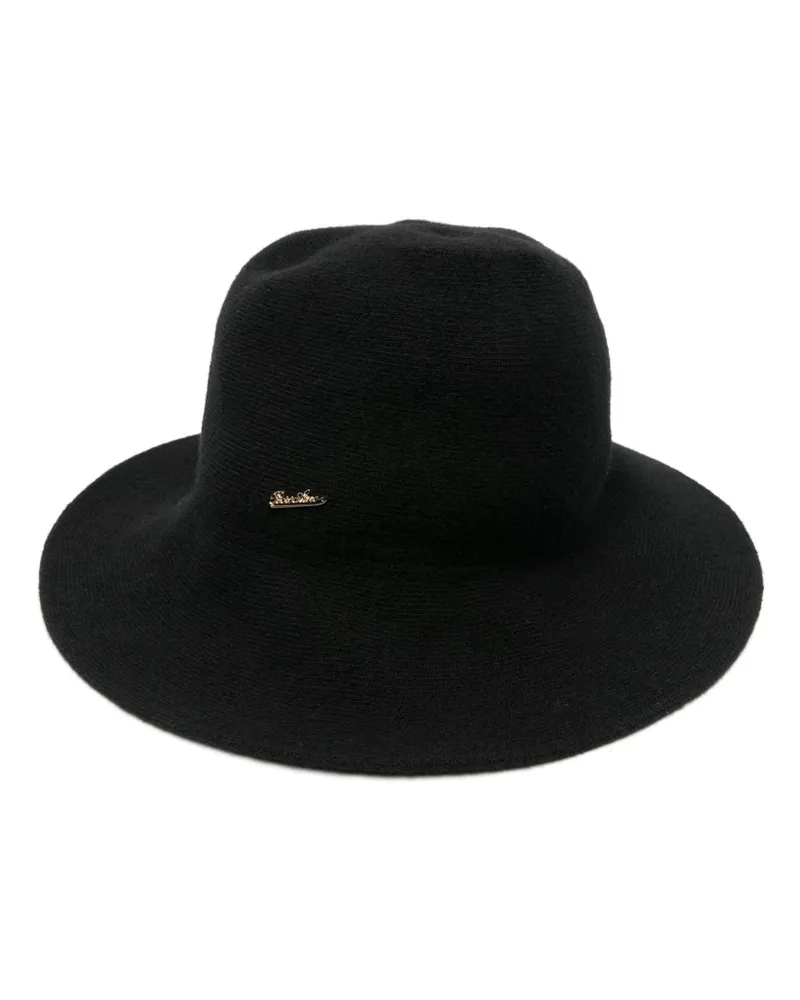 Borsalino Angelina Wolle Mischungs Cloche Black