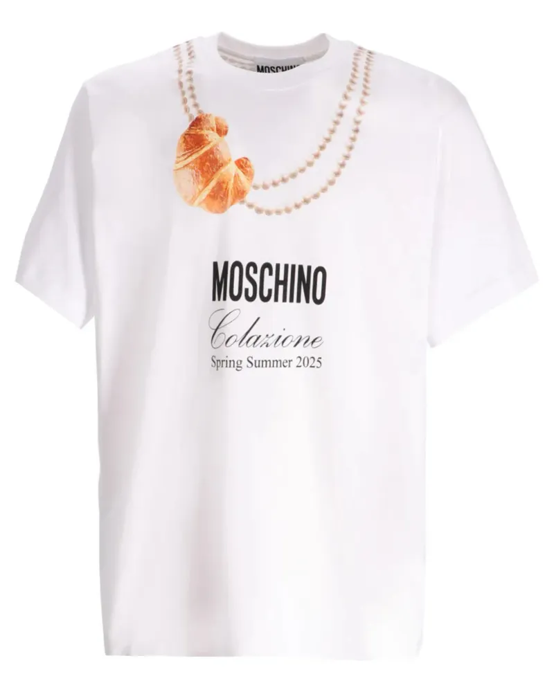 Moschino T -Shirt mit Druck 1001