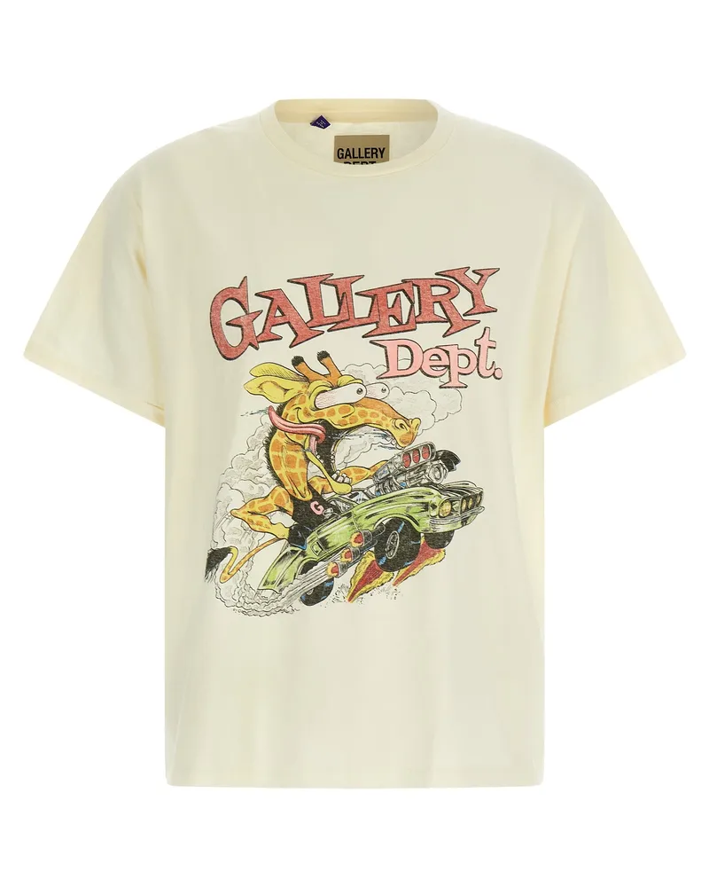 GALLERY DEPT. Rally“-T-Shirt Beige