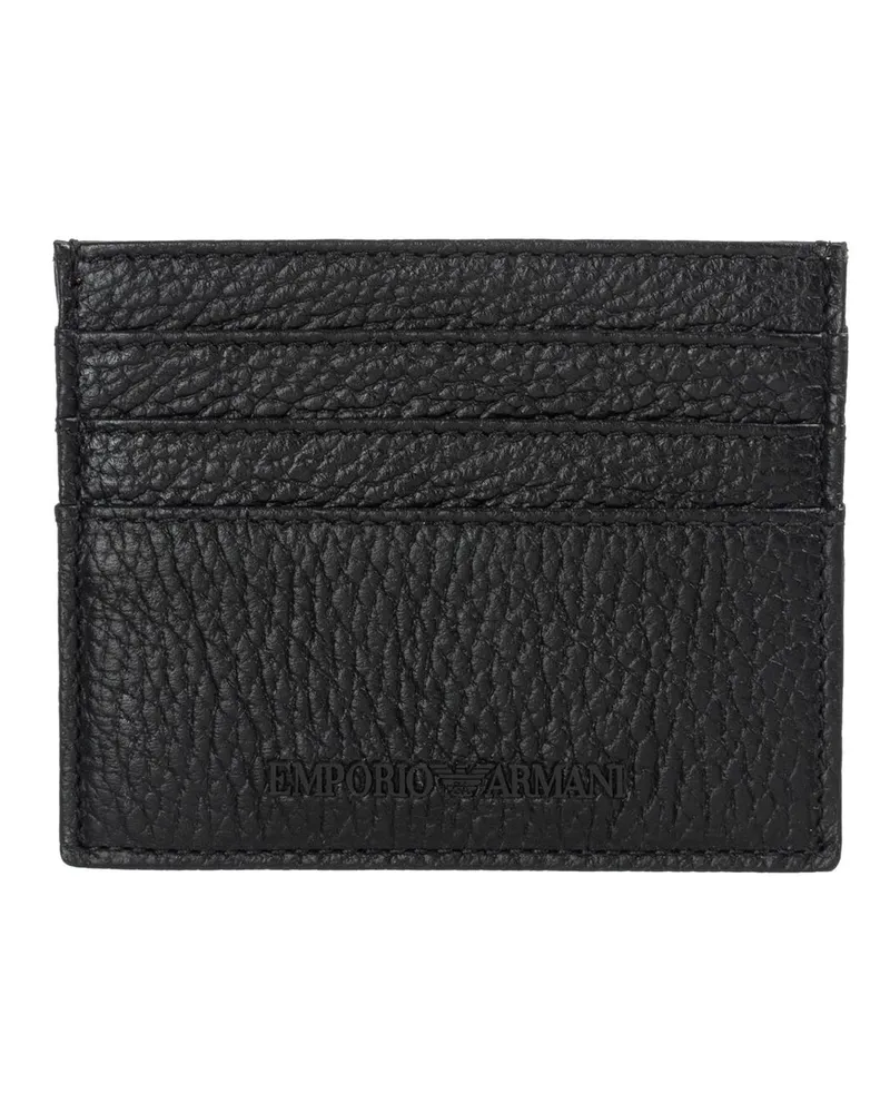 Emporio Armani Brieftaschen schwarz Black