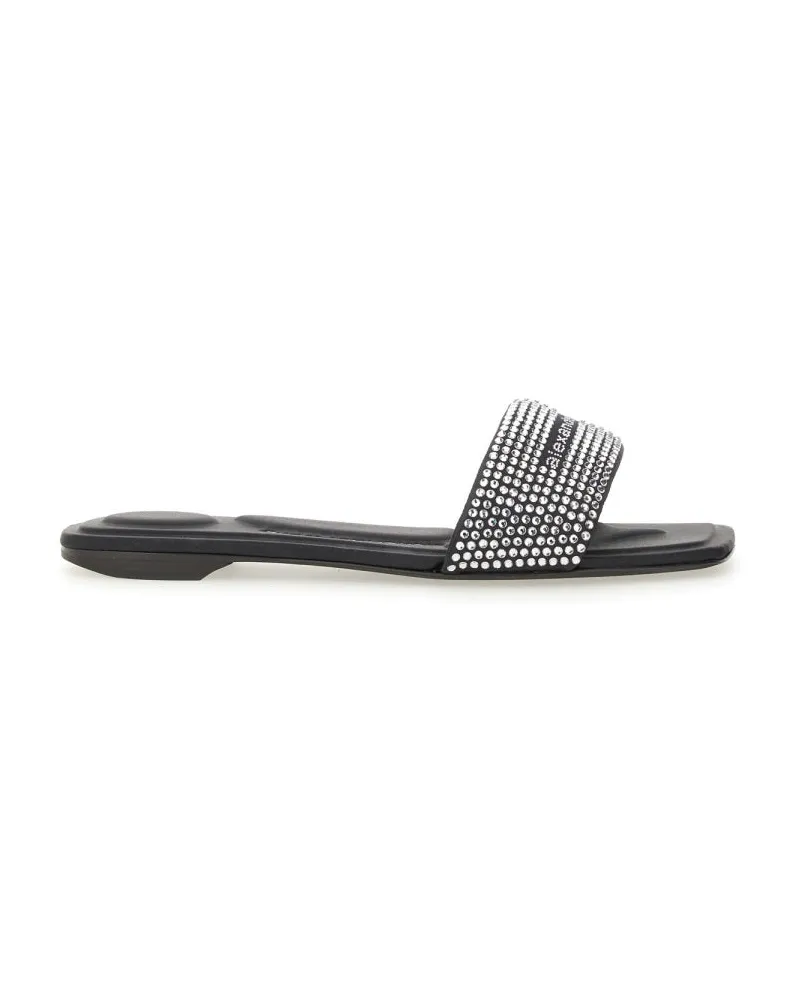 Alexander Wang Satin Sandale Black