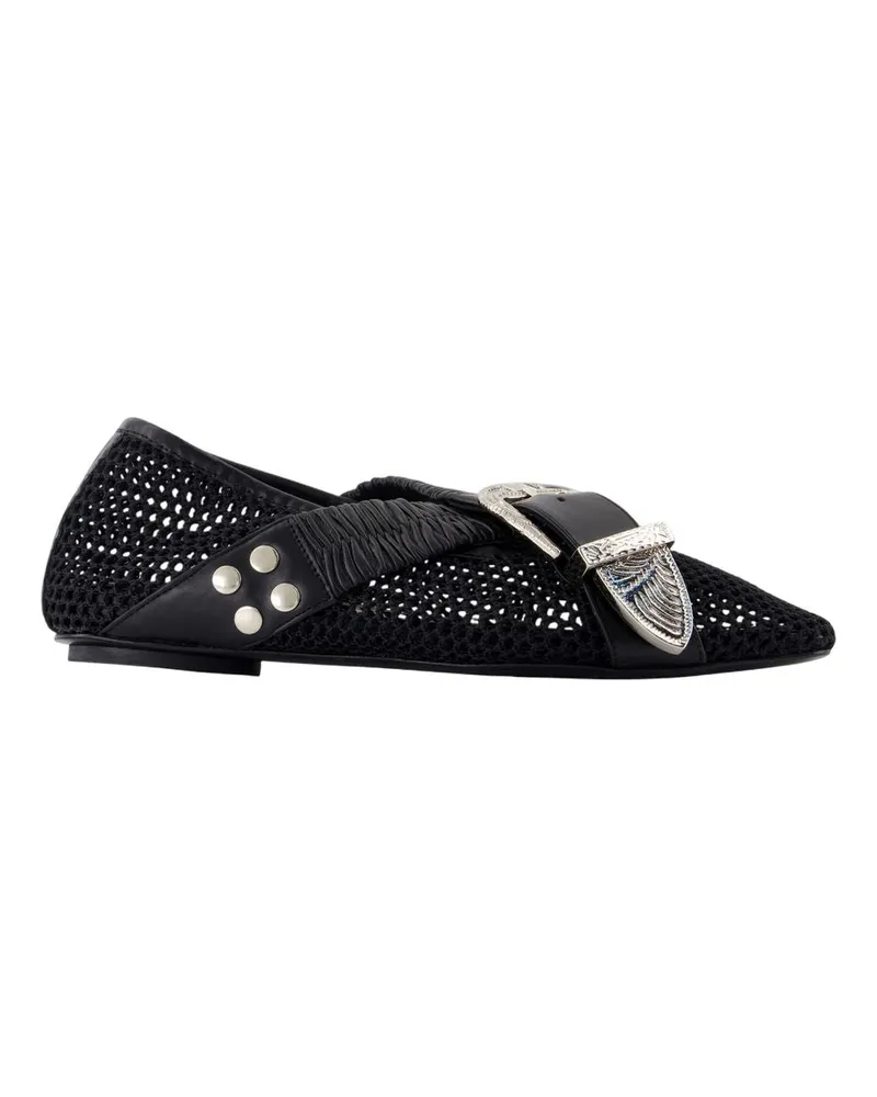 Toga Ballerinas AJ1434  Mesh schwarz Black