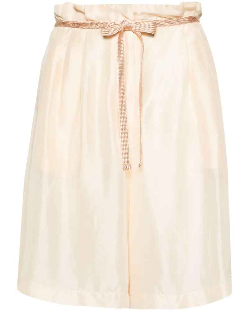 forte_forte Fort Habotai Silk Bermuda Shorts 