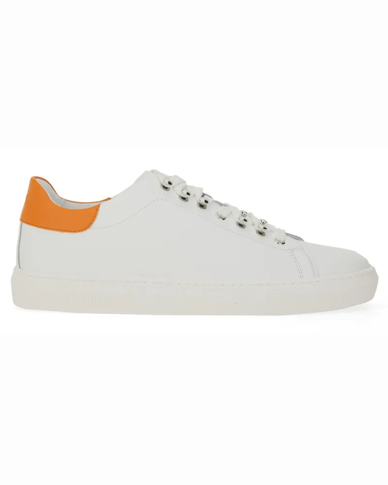 Moschino Leder -Sneaker White