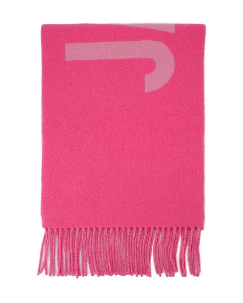 Jacquemus Schal in rosa Wolle Rosa