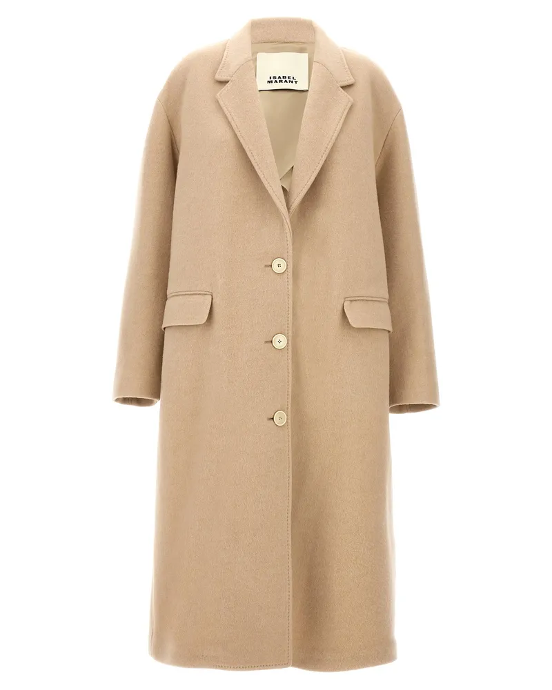 Isabel Marant Efezia' Mantel Beige