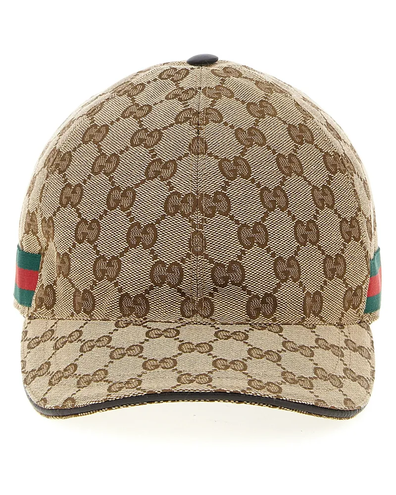 Gucci Gg Supreme“-Kappe Beige
