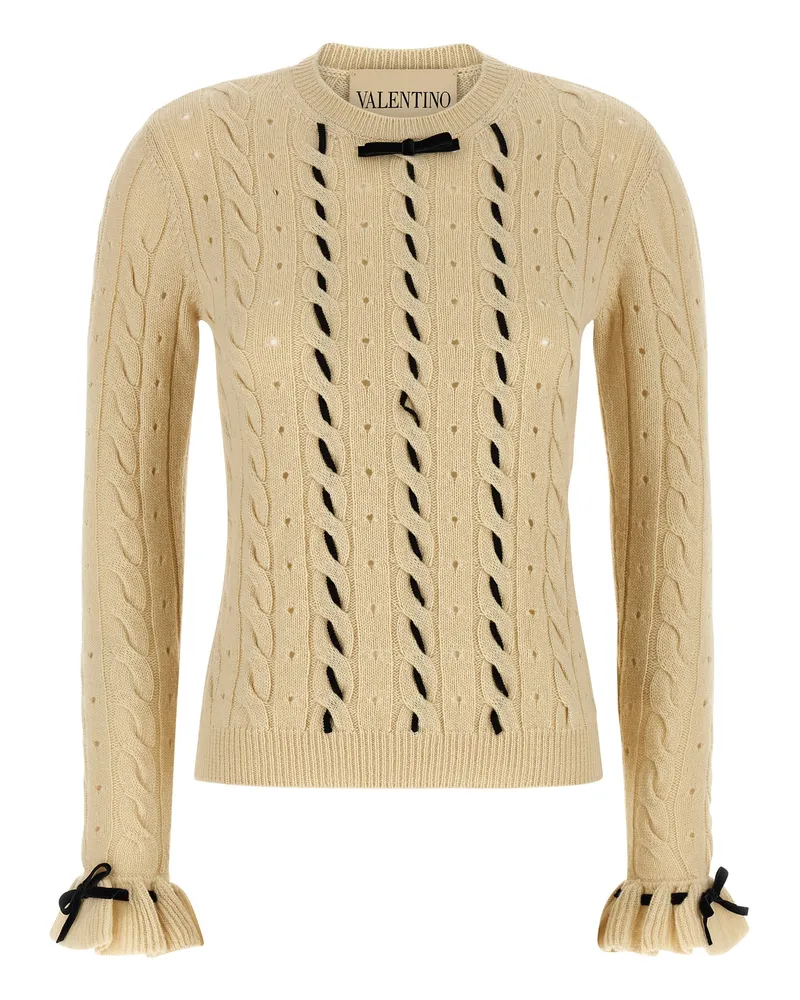 Valentino Garavani Valentino Garavani Wollpullover White