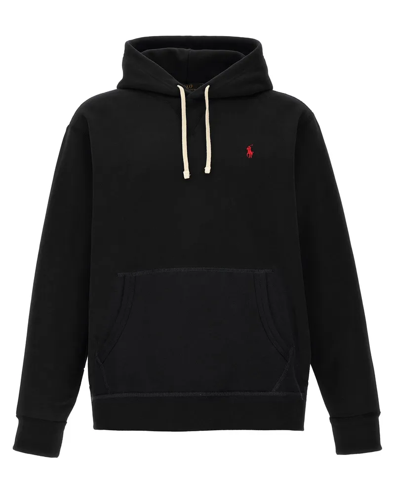 Ralph Lauren Logo Hoodie Black