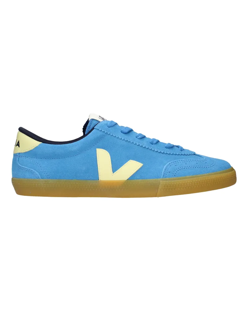 VEJA Herrens Turnschuhe Hellblaues Wildleder/Sohle -