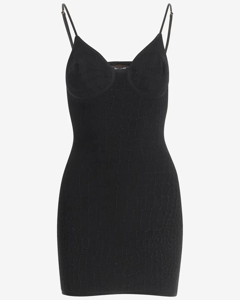 Jacquemus kurzes Kleid Black