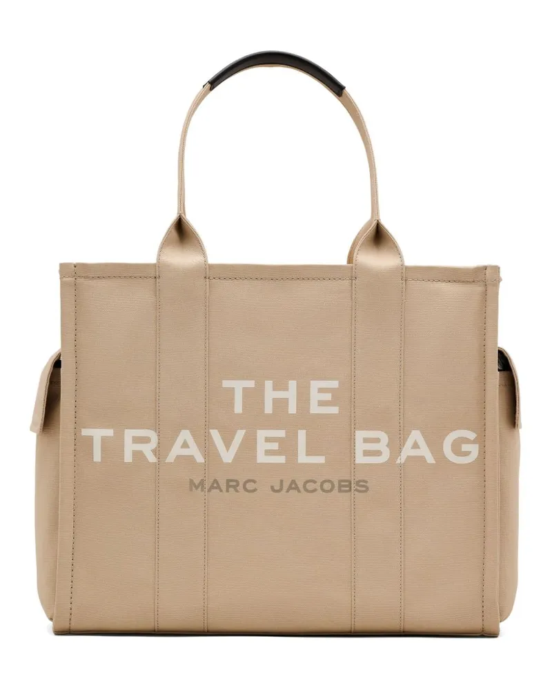 Marc Jacobs die Reise -Tasche Baumwollhandtasche Beige