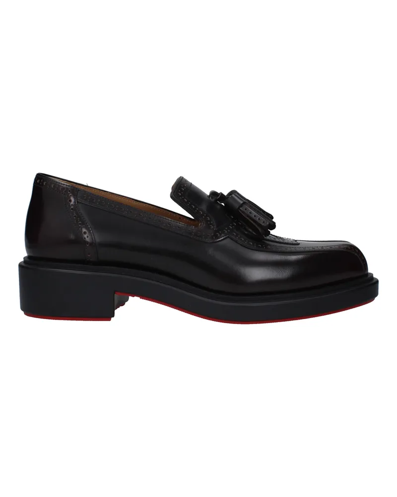 Christian Louboutin Derby Daniloumoc Urban Herrens Leder Schwarz -