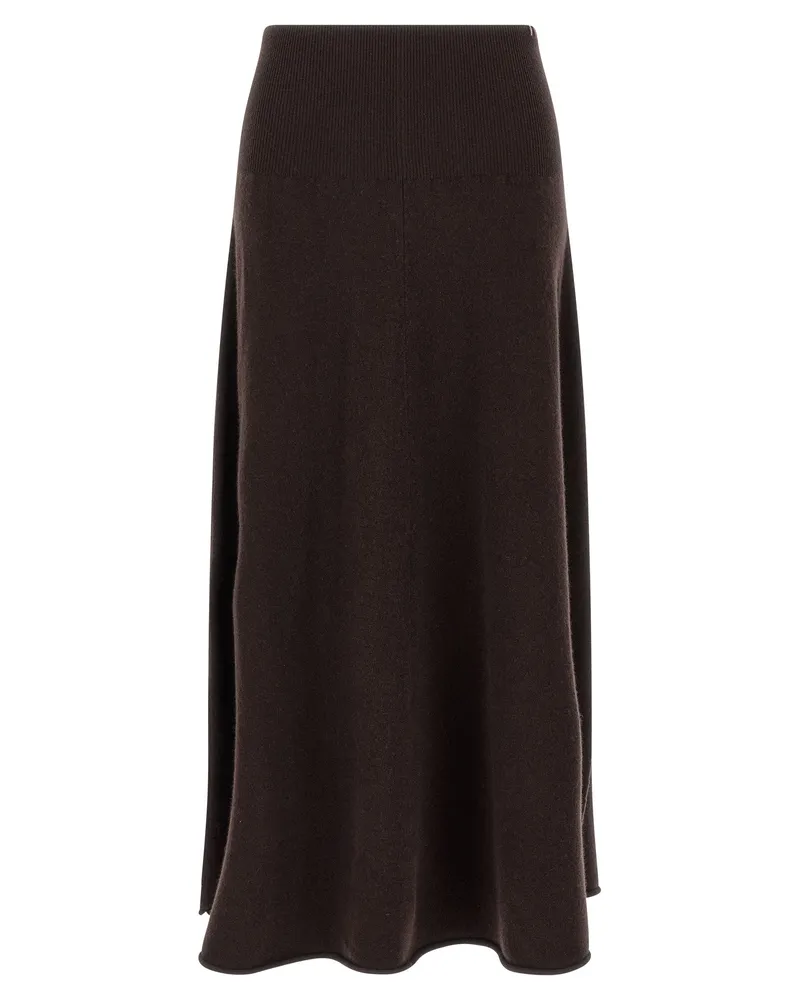 extreme cashmere Extremer Kaschmir 'N ° 388 Leichtigkeit' Rock Brown