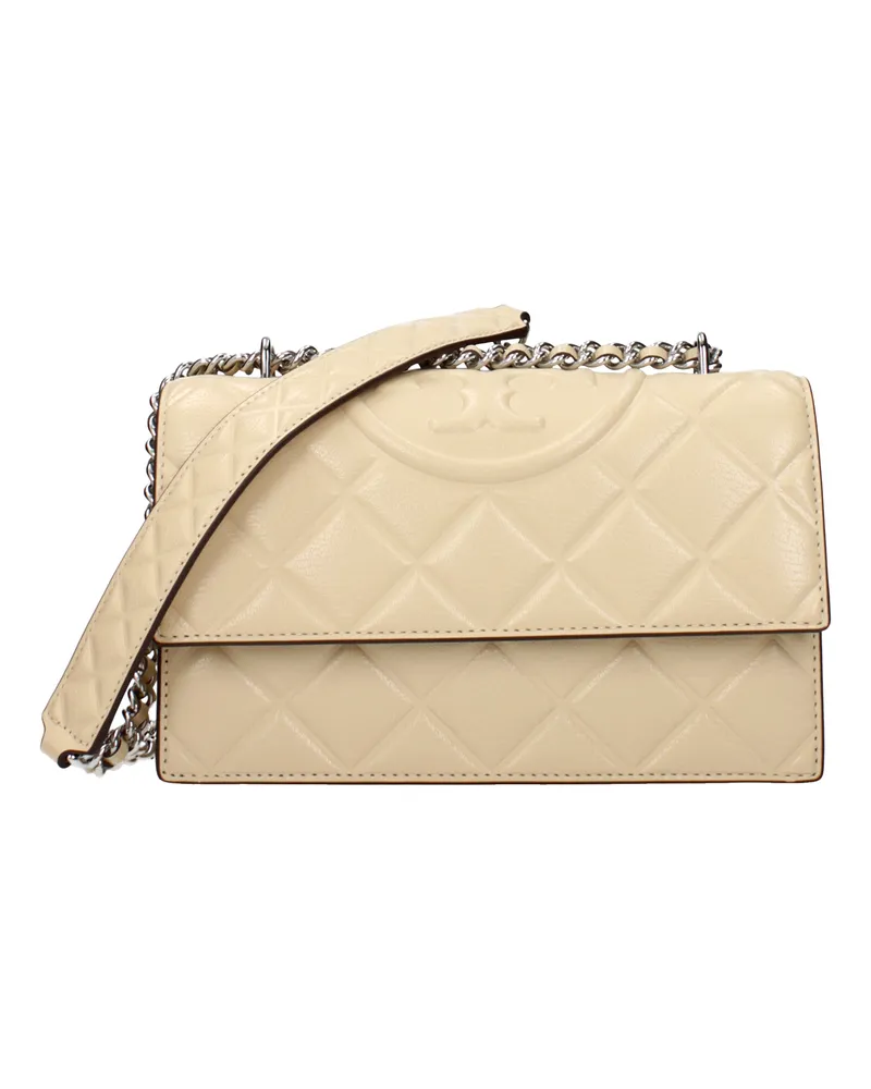 Tory Burch Damens Umhängetaschen Beige/Vanilleleder -