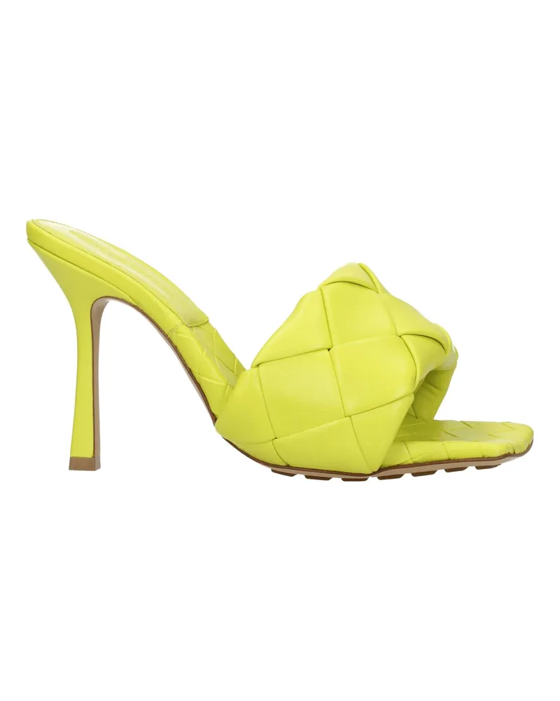 Bottega Veneta Damens Sandalen Grün/Kiwi-Leder -