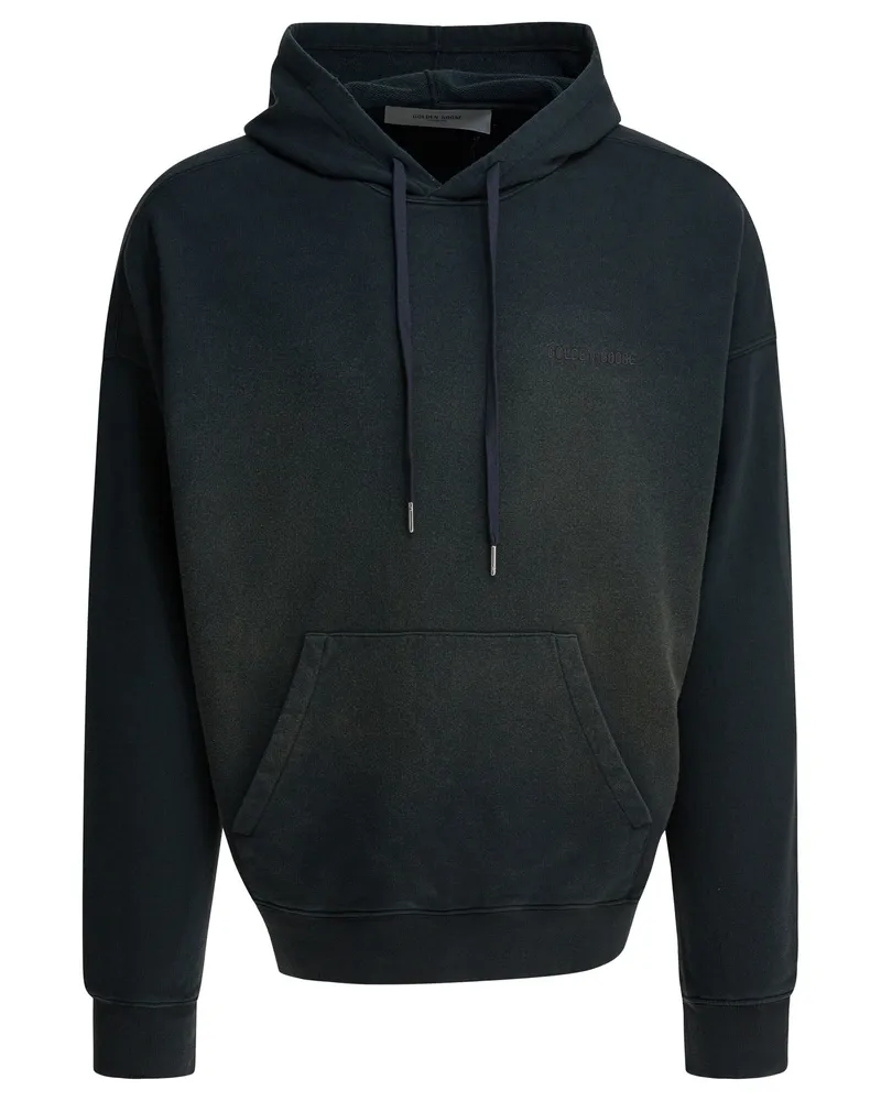 Golden Goose Kapuzenpullover mit gebleichtem Effekt von Black