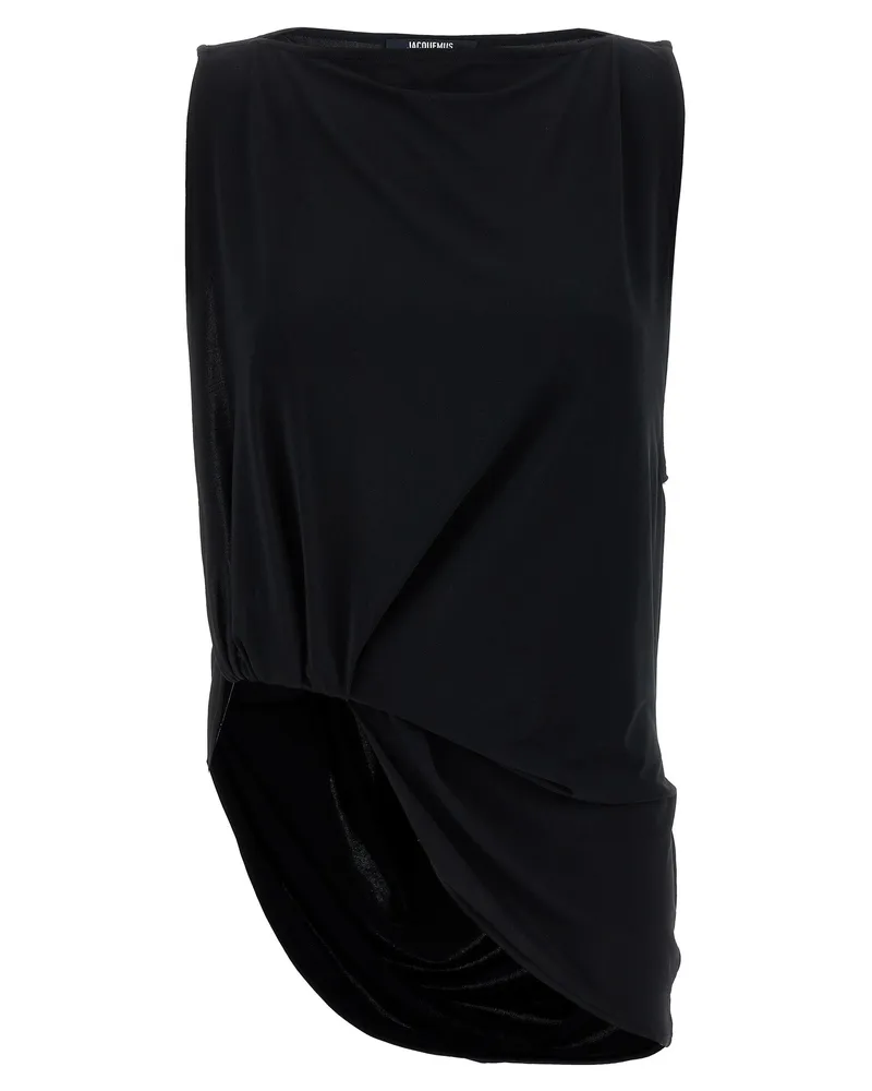 Jacquemus Le Haut Peplo' Top Black