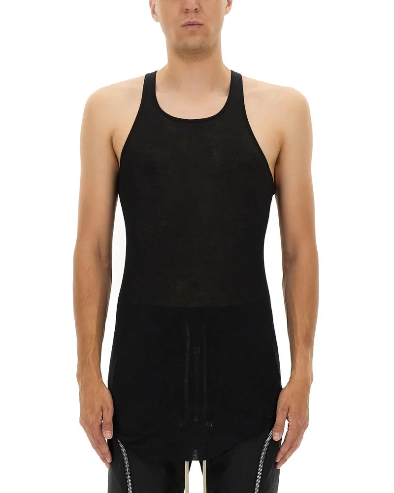 Rick Owens Baumwolltops Black