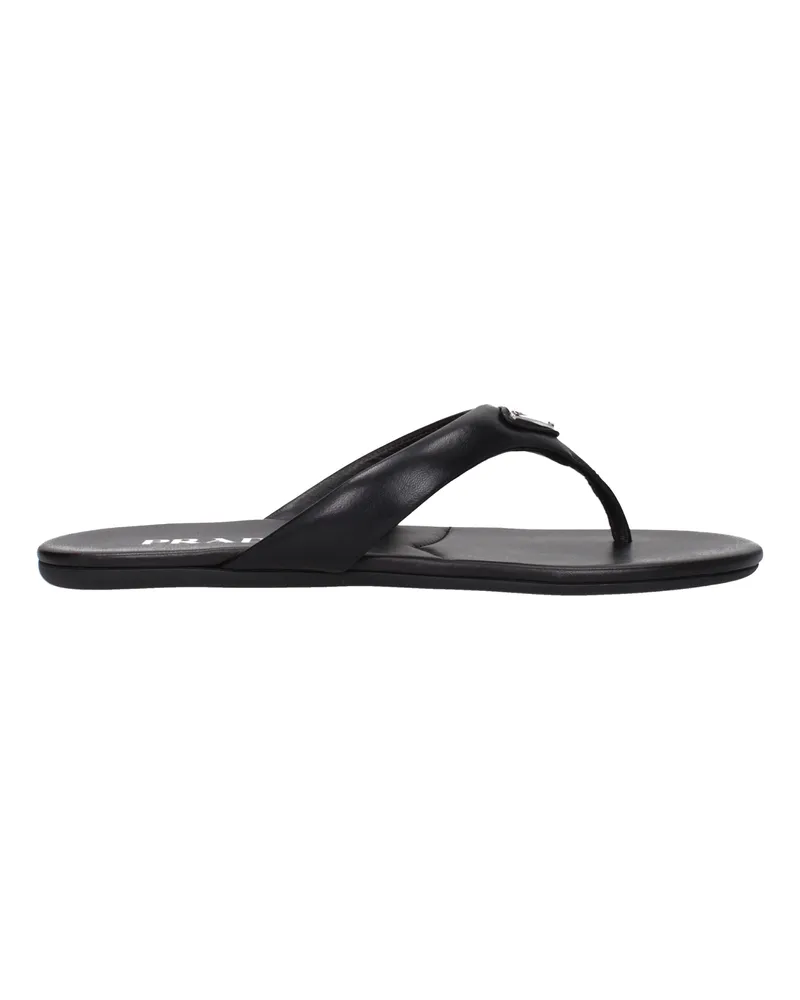 Prada Flip-Flop Frauen Haut schwarz -