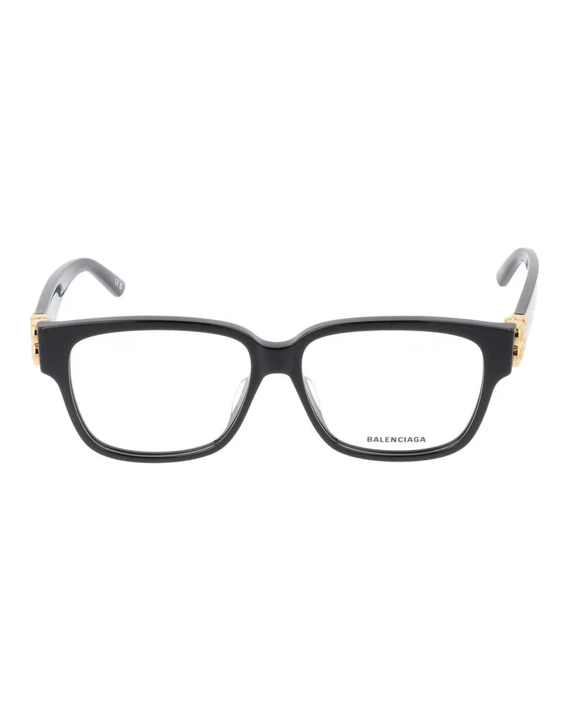 Balenciaga Sonnenbrille  BB0104 O 001 Schwarz Gold Transparent /14/140 001