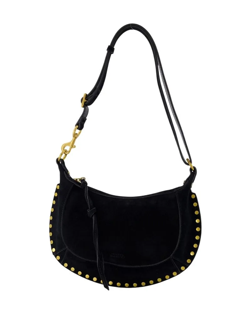 Isabel Marant Oskan Moon GZ Umhängetasche  Leder schwarz Schwarz