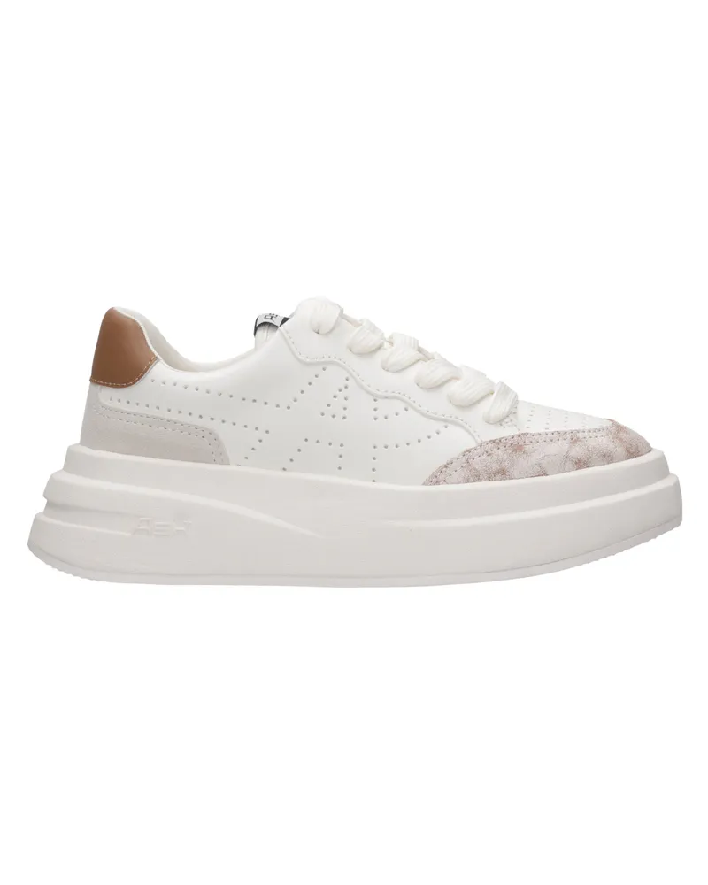 ash Asche -Turnschuhe Bianco+cuoio