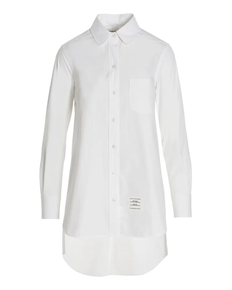 Thom Browne Open Back' Hemd White