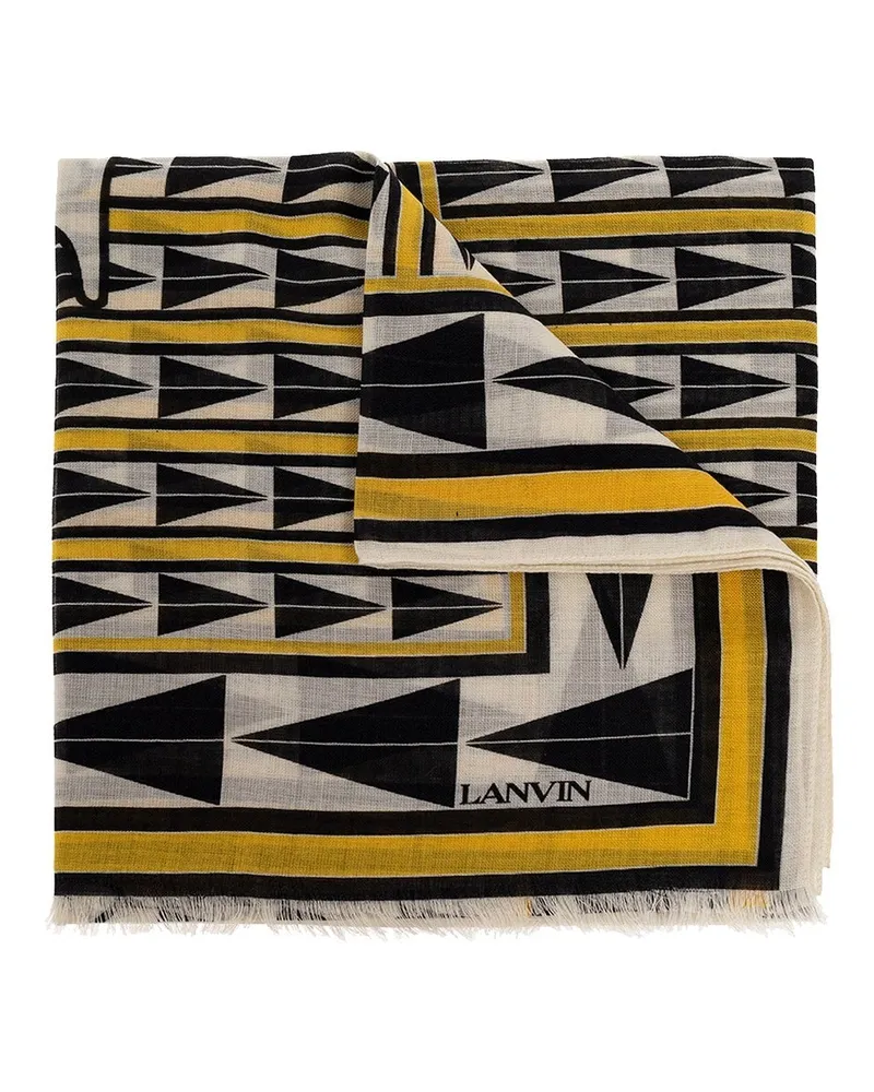 Lanvin Wollschal Yellow