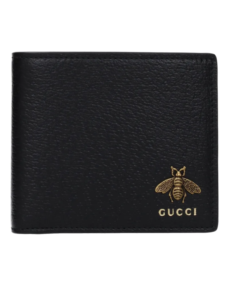 Gucci Herrens Geldbörse aus schwarzem Leder -