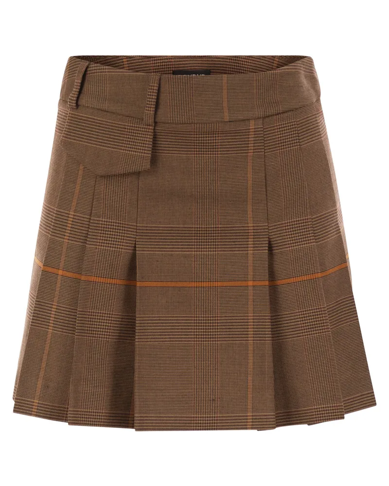 Dondup Prince of Wales Minirock Brown