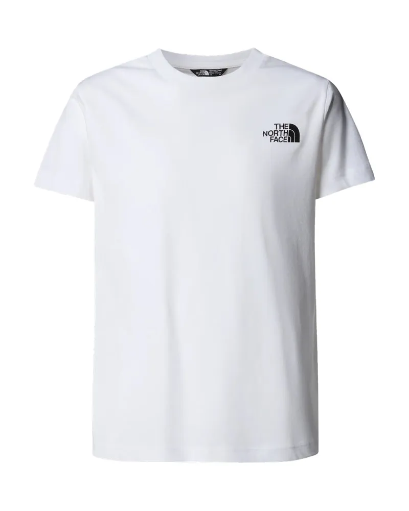 The North Face Das Nordflächen -T -Shirt mit Logo White