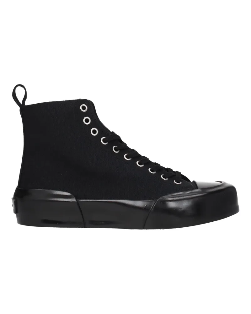 Jil Sander Damens Sneakers Stoff Schwarz -