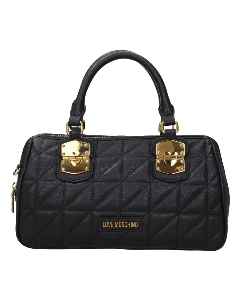 Moschino Damens Handtaschen Polyurethan Schwarz -