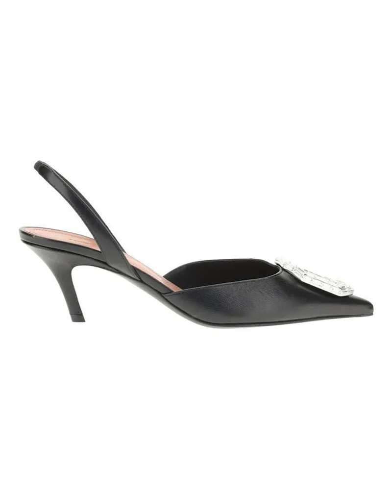 Amina Muaddi Amina Mu I Camelia 60 Slingback-Pumps Black
