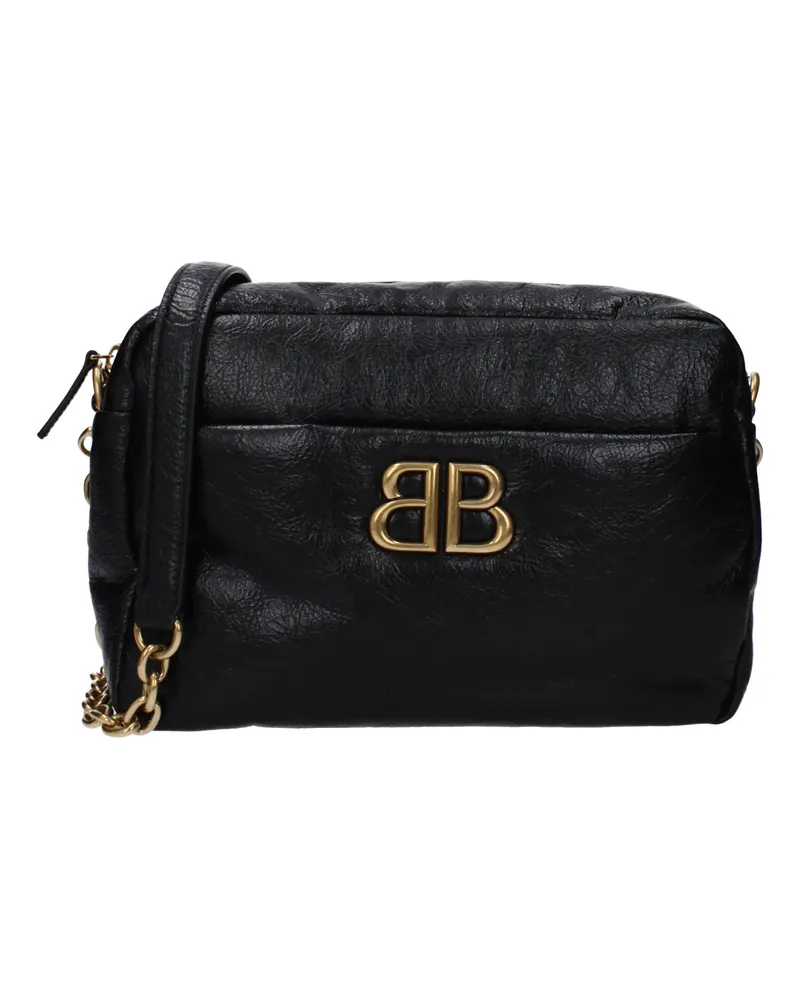 Balenciaga Damens Umhängetasche Leder Schwarz -