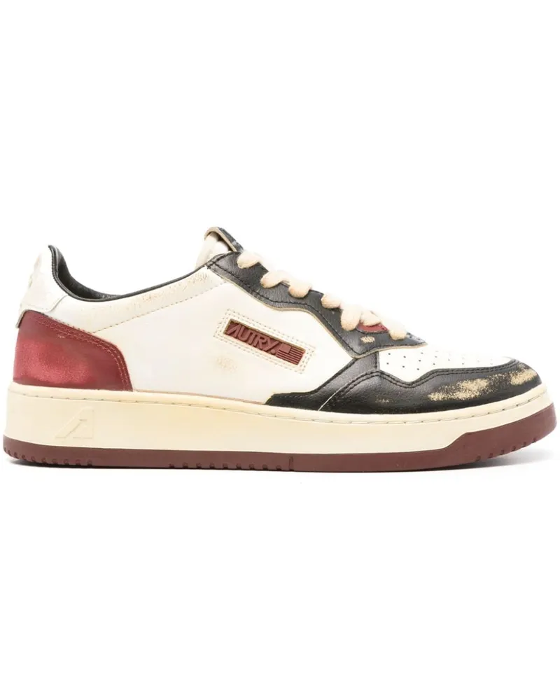 AUTRY Super Vintage Low Leder -Turnschuhe Black