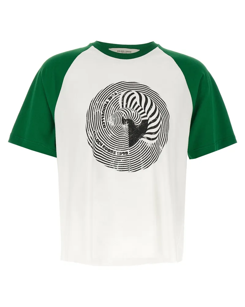 Golden Goose Golden Gans 'Nam' T -Shirt Multicolor