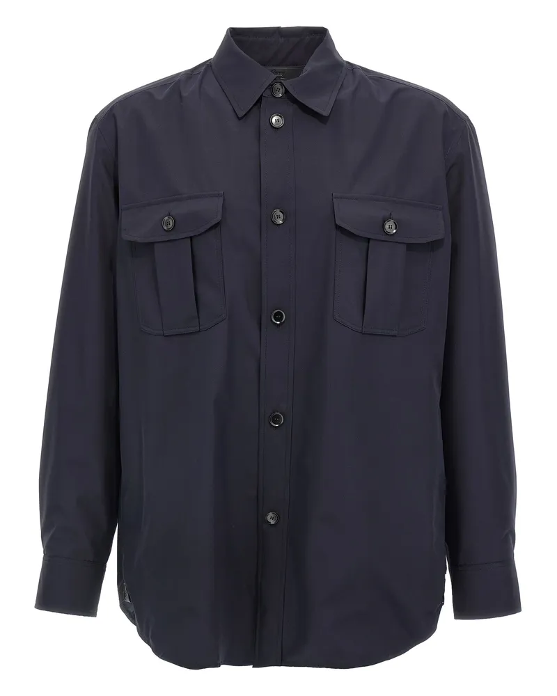 Brioni Vagabond' Jacke Blue