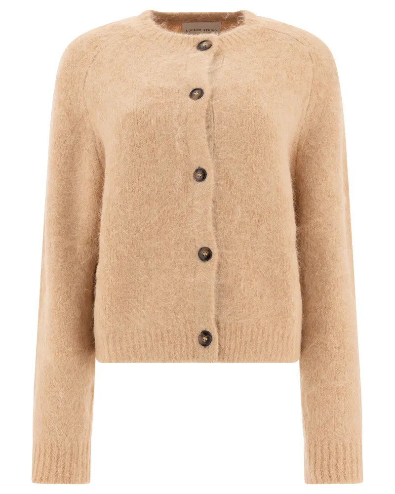 Loulou Studio Arsen" Strickjacke Beige