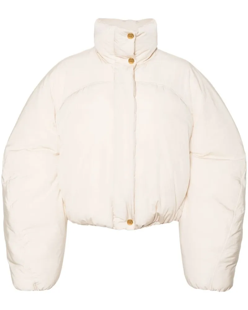 Jacquemus la Doudoune Courte Caraco Down Jacke White