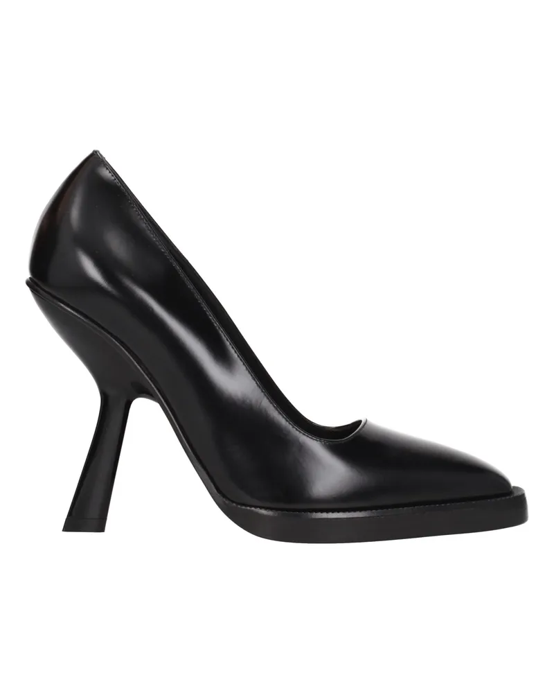 Ferragamo Damens Pumps aus schwarzem Leder -