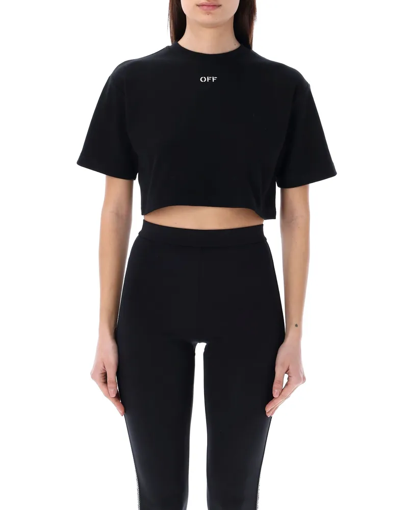 OFF-WHITE Off weiße T -Shirts und Polos schwarz Black